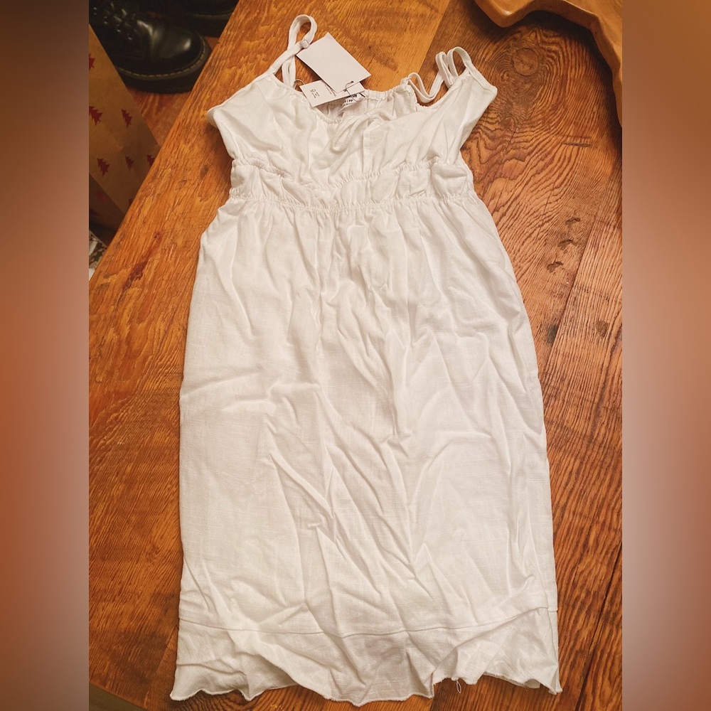 White Cotton Dress